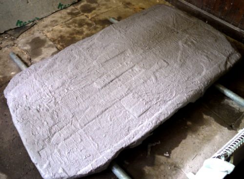 Medieval Stone poulticed in the East Church, Cromarty